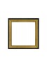Κορνίζα ξύλινη 2,5 εκ. με βάθος 3,7 εκ. χρυσή μαύρη κερωμένη 191-540-055